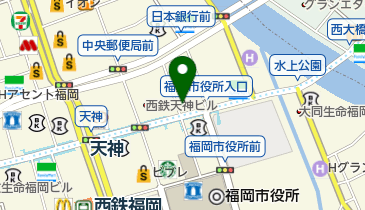 セブン銀行 SMBC日興証券 福岡支店 共同出張所の地図画像