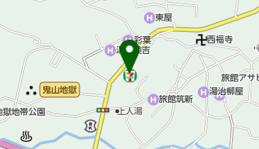 セブンイレブン 別府鉄輪店の地図画像