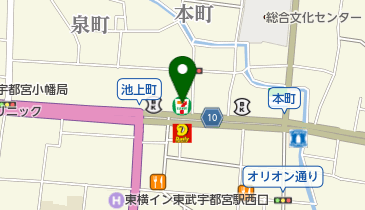 セブンイレブン 宇都宮池上店の地図画像