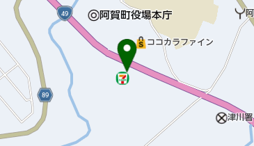 セブンイレブン 下越津川店の地図画像