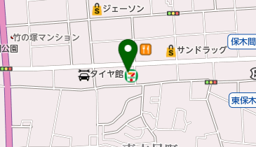 セブンイレブン 足立保木間1丁目店の地図画像
