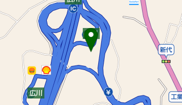 セブン銀行 九州自動車道 広川サービスエリア 下り 共同出張所の地図画像