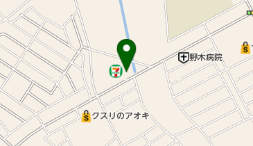 セブンイレブン 野木富士見通り店の地図画像