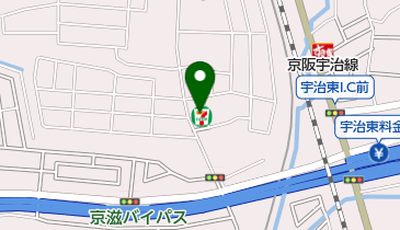 セブンイレブン 宇治五ヶ庄店の地図画像