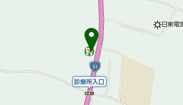 セブンイレブン 茨城旭村店の地図画像