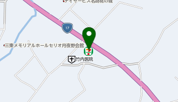 セブンイレブン 月夜野下津店の地図画像