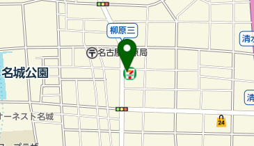 セブンイレブン 名古屋柳原店の地図画像