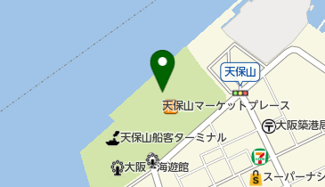 セブン銀行 天保山マーケットプレース 共同出張所の地図画像