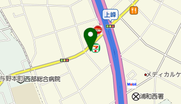 セブンイレブン さいたま上峰店の地図画像