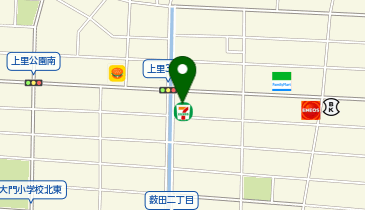 セブンイレブン 岡崎上里2丁目店の地図画像