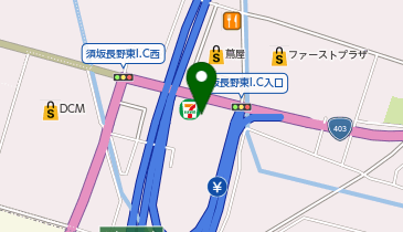 セブンイレブン 須坂インター店の地図画像
