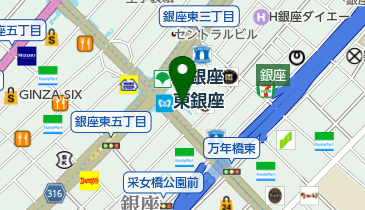 東京都中央区銀座のセブンイレブン一覧 Navitime