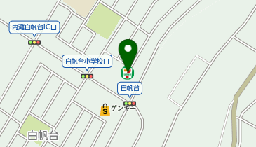 セブンイレブン 内灘白帆台店の地図画像