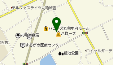 セブン銀行 ハローズ 丸亀中府店 共同出張所の地図画像