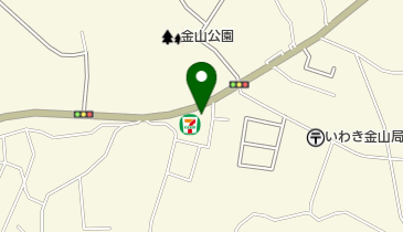セブンイレブン いわき金山南台店の地図画像