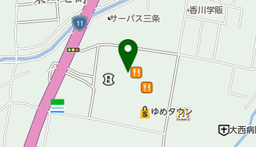 セブン銀行 ゆめタウン 高松 共同出張所の地図画像