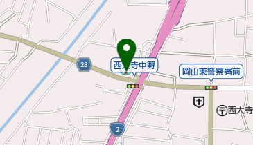 セブンイレブン 岡山西大寺中野店の地図画像