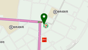 セブンイレブン 福島東高成蹊高前店の地図画像