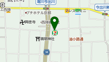 セブンイレブン 京都堀川今出川店の地図画像