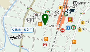 セブン銀行 SMBC日興証券 松戸支店 共同出張所の地図画像