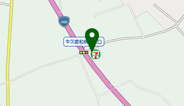 セブンイレブン 牛久愛和総合病院入口店の地図画像