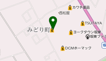 セブン銀行 ヨークベニマル 坂東店 共同出張所の地図画像