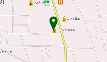 セブン銀行 ヨークベニマル 友部東平店 共同出張所の地図画像