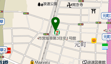 セブンイレブン 大阪元町3丁目店の地図画像