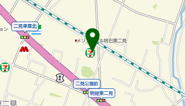 セブンイレブン 明石二見町店の地図画像