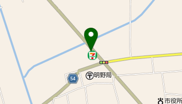 セブンイレブン 明野海老ケ島店の地図画像