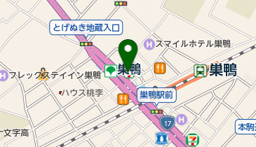 セブンイレブン 巣鴨駅北口店の地図画像