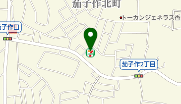 セブンイレブン 枚方茄子作北町店の地図画像