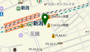 セブン銀行 CoCoLo新潟 共同出張所の地図画像