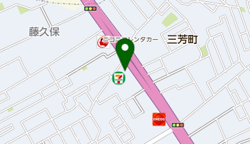 セブンイレブン 三芳藤久保西店の地図画像