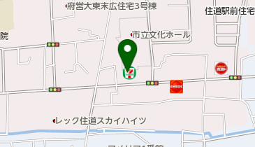 セブンイレブン 大東新町店の地図画像