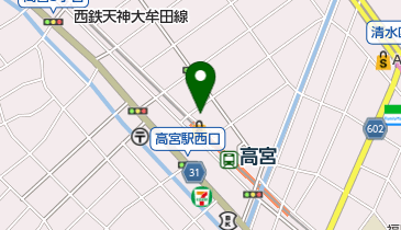 セブンイレブン 福岡高宮駅前店の地図画像