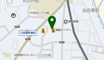 セブン銀行 関西スーパー 川西店 共同出張所の地図画像