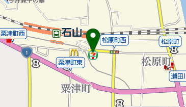 セブンイレブン 大津石山駅前店の地図画像