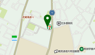 セブンイレブン 調布富士見2丁目店の地図画像