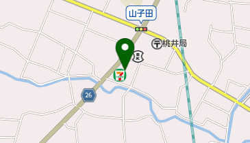 セブンイレブン 榛東山子田店の地図画像