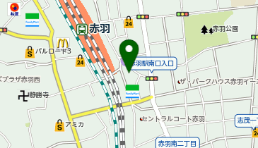 セブンイレブン 北区赤羽南1丁目店の地図画像