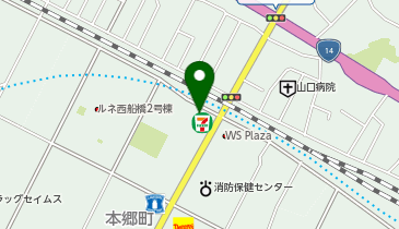 セブンイレブン 船橋本郷町店の地図画像