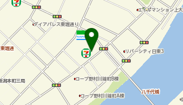 セブンイレブン 新潟上大川前通4番町店の地図画像