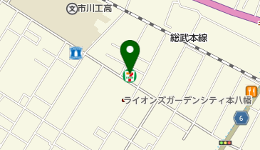 セブンイレブン 市川平田3丁目店の地図画像