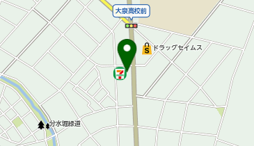 セブンイレブン 大泉北小泉3丁目店の地図画像