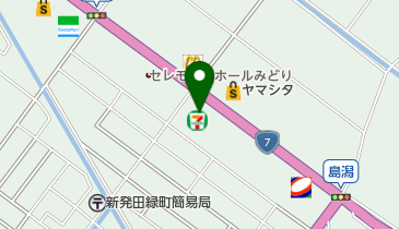 セブンイレブン 新発田新富町2丁目店の地図画像