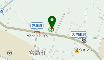 セブンイレブン 山口宮島町店の地図画像