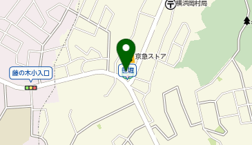 セブンイレブン 横浜笹堀店の地図画像