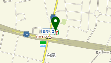 セブンイレブン かほく白尾インター店の地図画像