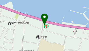 セブンイレブン 周防大島久賀店の地図画像